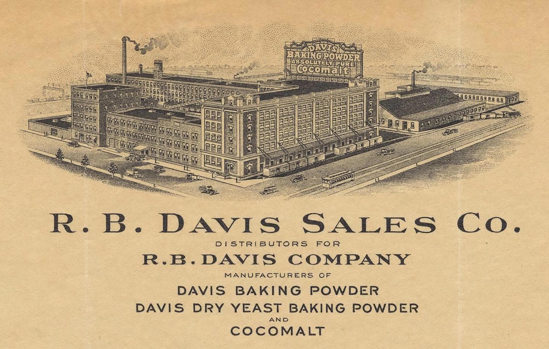 R.B. Davis Sales Co. Advert